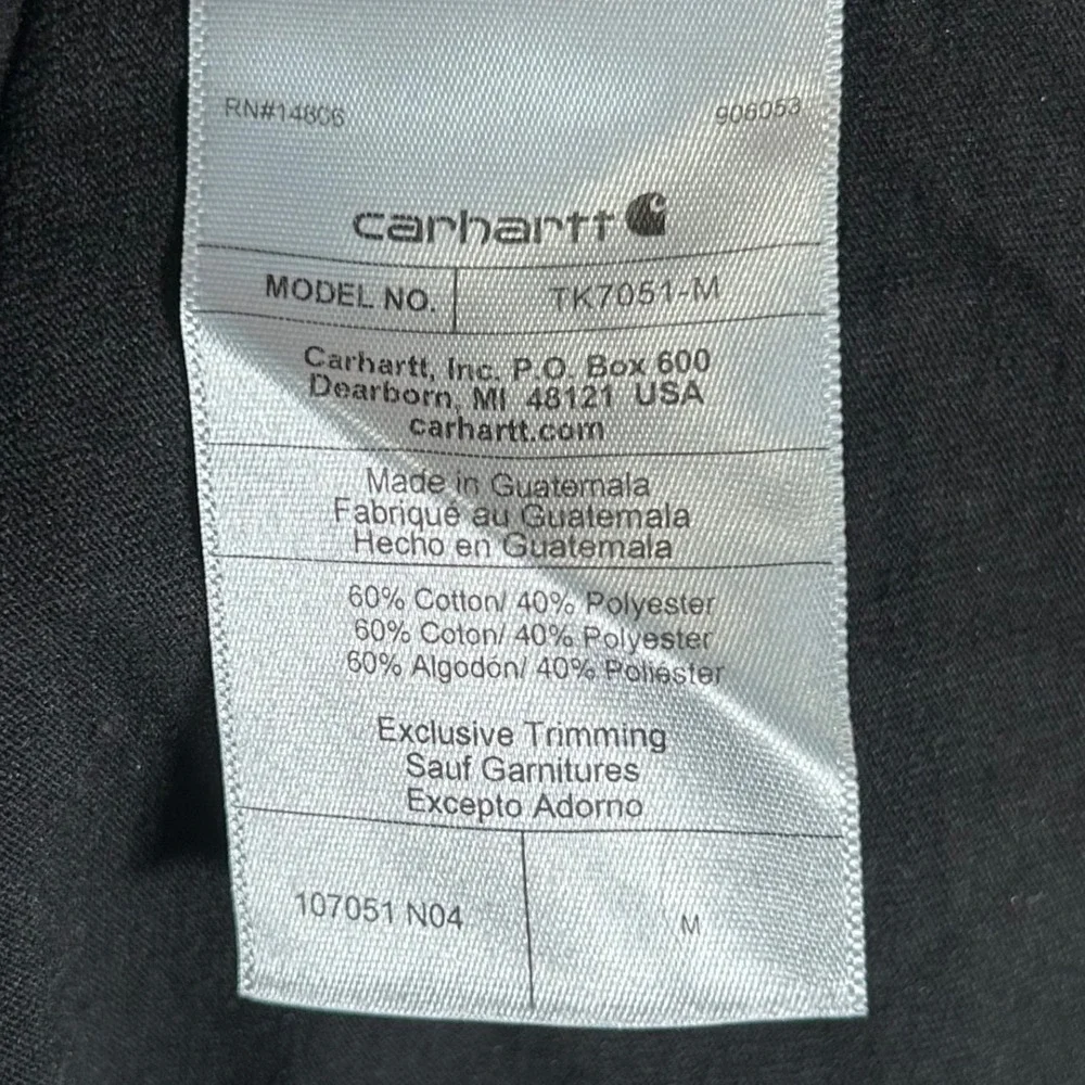 Carhartt Mens Relaxed Fit Graphic T-Shirt Black Medium Workwear Fun Character
